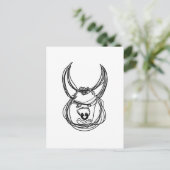 Stier Postkarte (Stehend Vorderseite)