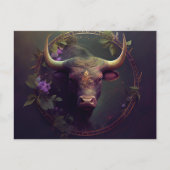 Stier-Postkarten Postkarte (Vorderseite)