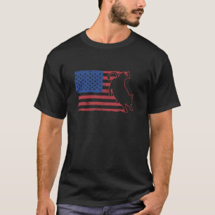 Stier-Reiten Amerikanische Cowgirl Western T-Shirt