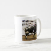 Stier-Reiten Kaffeetasse (VorderseiteRechts)