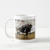 Stier-Reiten Kaffeetasse (Links)