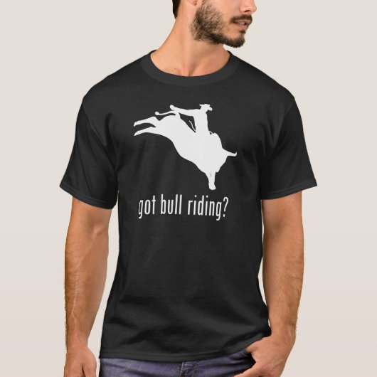 Stier-Reiten T-Shirt (Vorderseite)