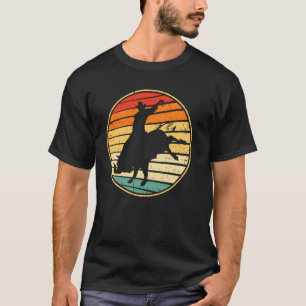 Stier Reiten Vintage Retro Western Country Cowboy T-Shirt