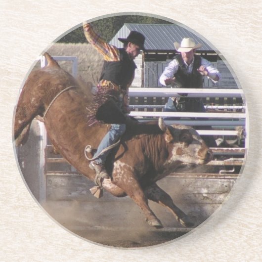 Stier-Reiter-Extrem Untersetzer (Vorne)
