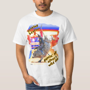 Stier-Reiter - nichts schlägt weg erhalten T-Shirt