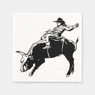 Stier-Reiter Serviette