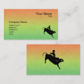 Stier-Reiter Visitenkarte (Vorne/Hinten)