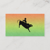 Stier-Reiter Visitenkarte (Rückseite)