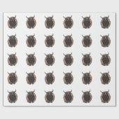Stier Rind Stier Geschenkpapier (Flach)