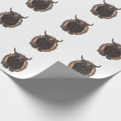 Stier Rind Stier Geschenkpapier (Ecke)
