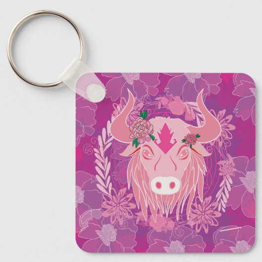 Stier Schlüsselanhänger (Vorderseite)