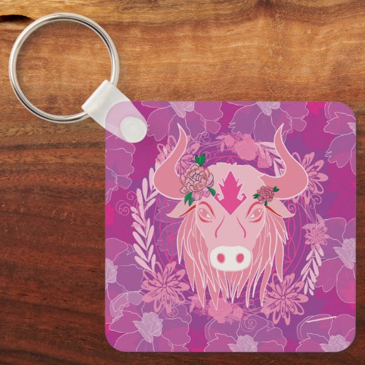 Stier Schlüsselanhänger (Vorderseite)