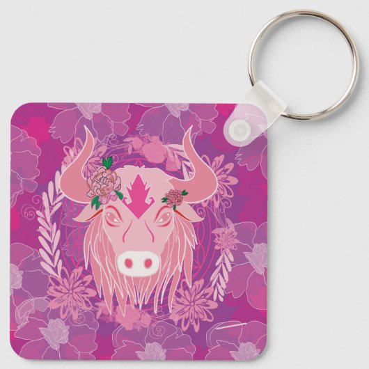 Stier Schlüsselanhänger (Rückseite)