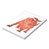 Stier Spanien Notizblock (Rotiert)