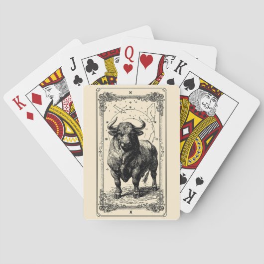 Stier Spielkarten (Rückseite)
