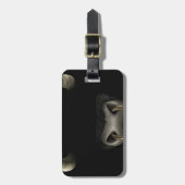 Stier stellen gegenüber (voll) gepäckanhänger (Vorderseite vertikal)