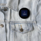 Stier-Sternzeichen-Aufkleber Button (Beispiel)