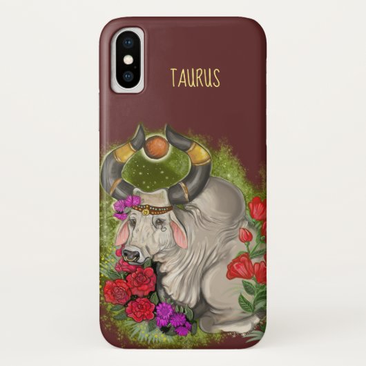 Stier Sternzeichen Case-Mate iPhone Hülle (Rückseite)