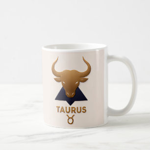 Stier-Sternzeichen-Dekor Astrologie-Geschenk Kaffeetasse