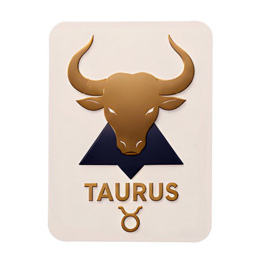 Stier-Sternzeichen-Dekor Astrologie-Geschenk Magnet (Vertikal)