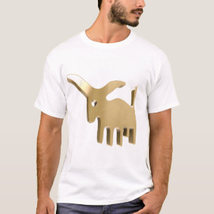 Stier-Sternzeichen Elegantes Gold Astrologie-Symbo T-Shirt