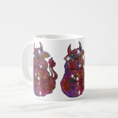 Stier Sternzeichen Geburtstag  Kaffeetasse (Vorderseite Links)