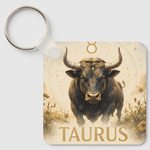 Stier-Sternzeichen Geburtstags-Astrologie-Geschenk Schlüsselanhänger