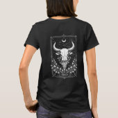 Stier-Sternzeichen Gothic-Ästhetik T-Shirt (Rückseite)