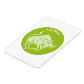 Stier, Sternzeichen, Horoskop, Astrologie Magnet (Linke Seite)