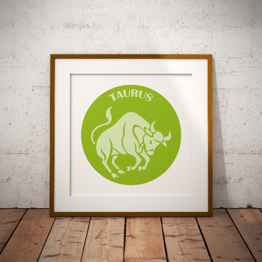 Stier, Sternzeichen, Horoskop, Astrologie Poster