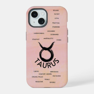 Stier-Sternzeichen-Horoskop-Merkmale Mädchen iPhone 15 Hülle