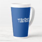 STIER-STERNZEICHEN-KAFFEE Latte Tasse (Rechte Ecke)