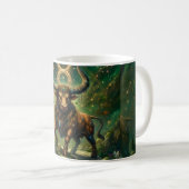Stier-Sternzeichen-Kaffeetasse für Männer | Astrol Kaffeetasse (VorderseiteRechts)