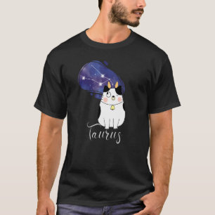 Stier Sternzeichen Mai April Geburtstag Stier Katz T-Shirt