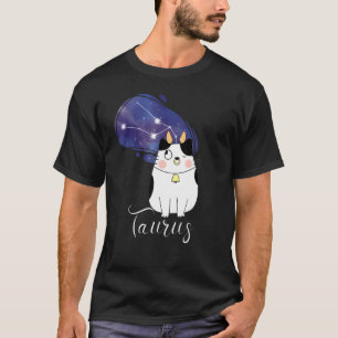 Stier-Sternzeichen Mai April Geburtstag Stier Katz T-Shirt