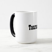 Stier-Sternzeichen-Morphing-Mug Verwandlungstasse (Vorderseite Links)