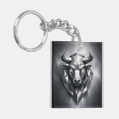Stier-Sternzeichen Schlüsselanhänger (Vorderseite links)