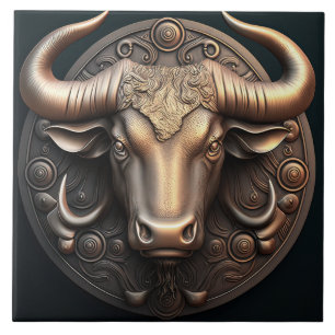 Stier-Sternzeichen Stier Horoskop Keramikfliese