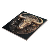 Stier-Sternzeichen Stier Horoskop Keramikfliese (Seite)