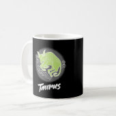 Stier-Sternzeichen-Symbol Kaffeetasse (Vorderseite Links)