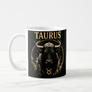 Stier-Sternzeichen-Zelestial-Horoskop im Zeichen d Kaffeetasse