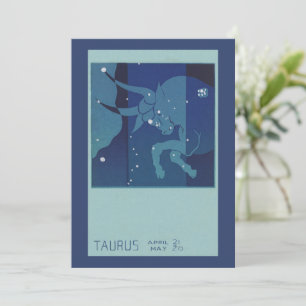 Stier Taurus Sternbild Vintage Zodiac Astrologie