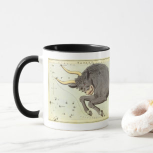 Stier Taurus, Vintage Konstellation Urania's Mirro Tasse