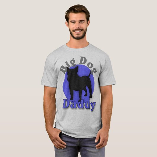 Stier-Terrier-großer Hundevati-T - Shirt (Vorne ganz)