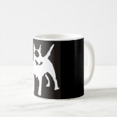 Stier-Terrier-Kaffee-Tasse Kaffeetasse (VorderseiteRechts)