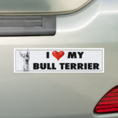 Stier-Terrier-Liebe-Aufkleber BULLT1 Autoaufkleber (Auf Auto)