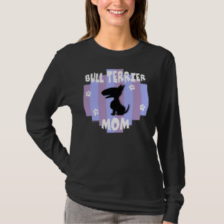 Stier-Terrier-Mama-Dunkelheits-T - Shirt