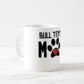 Stier-Terrier-Mama Kaffeetasse (Vorderseite Links)