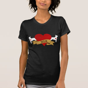Stier-Terrier-Mama [Tätowierungsart] T-Shirt