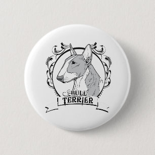 Stier-Terrier-T - Shirt Button